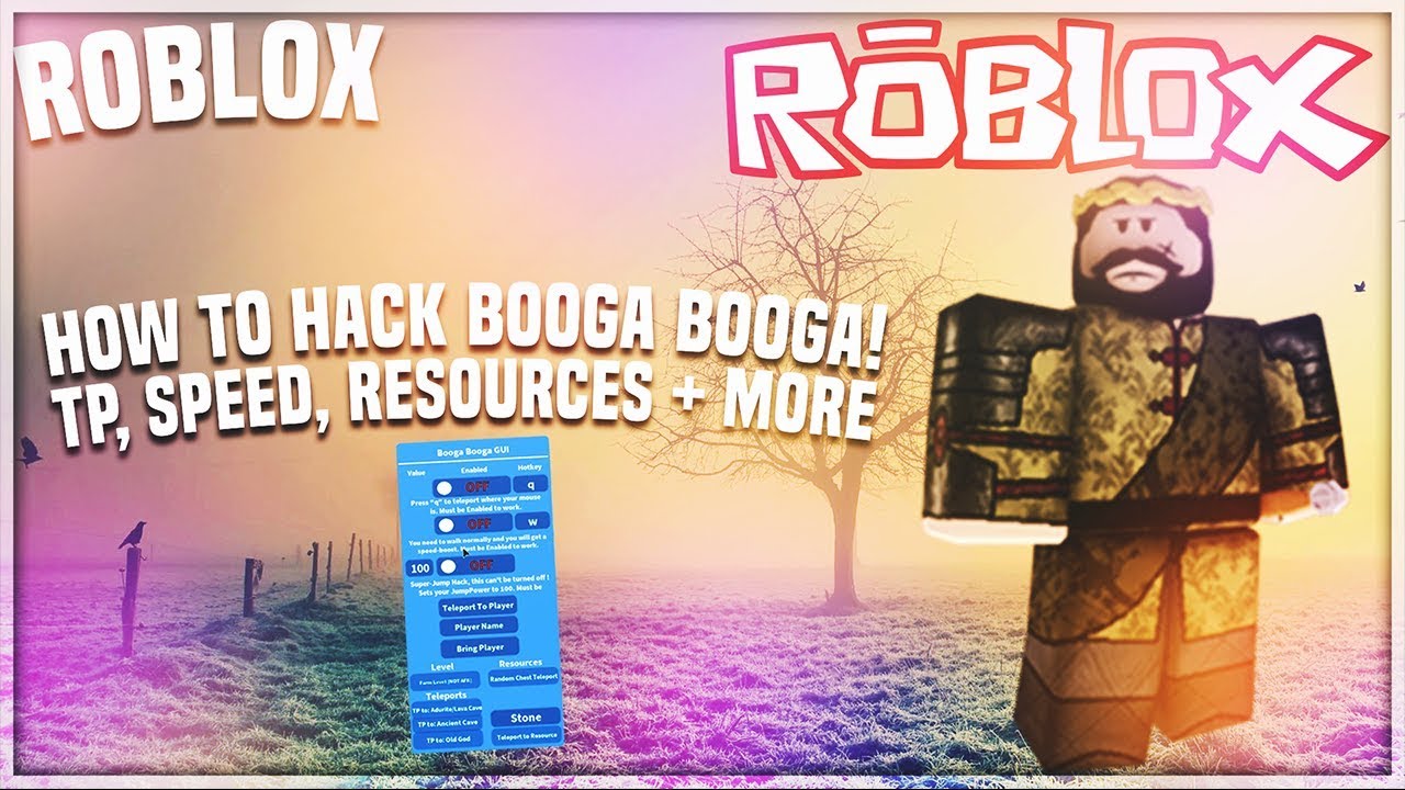 Roblox How To Hack Booga Booga Speed Tp Resources More Op