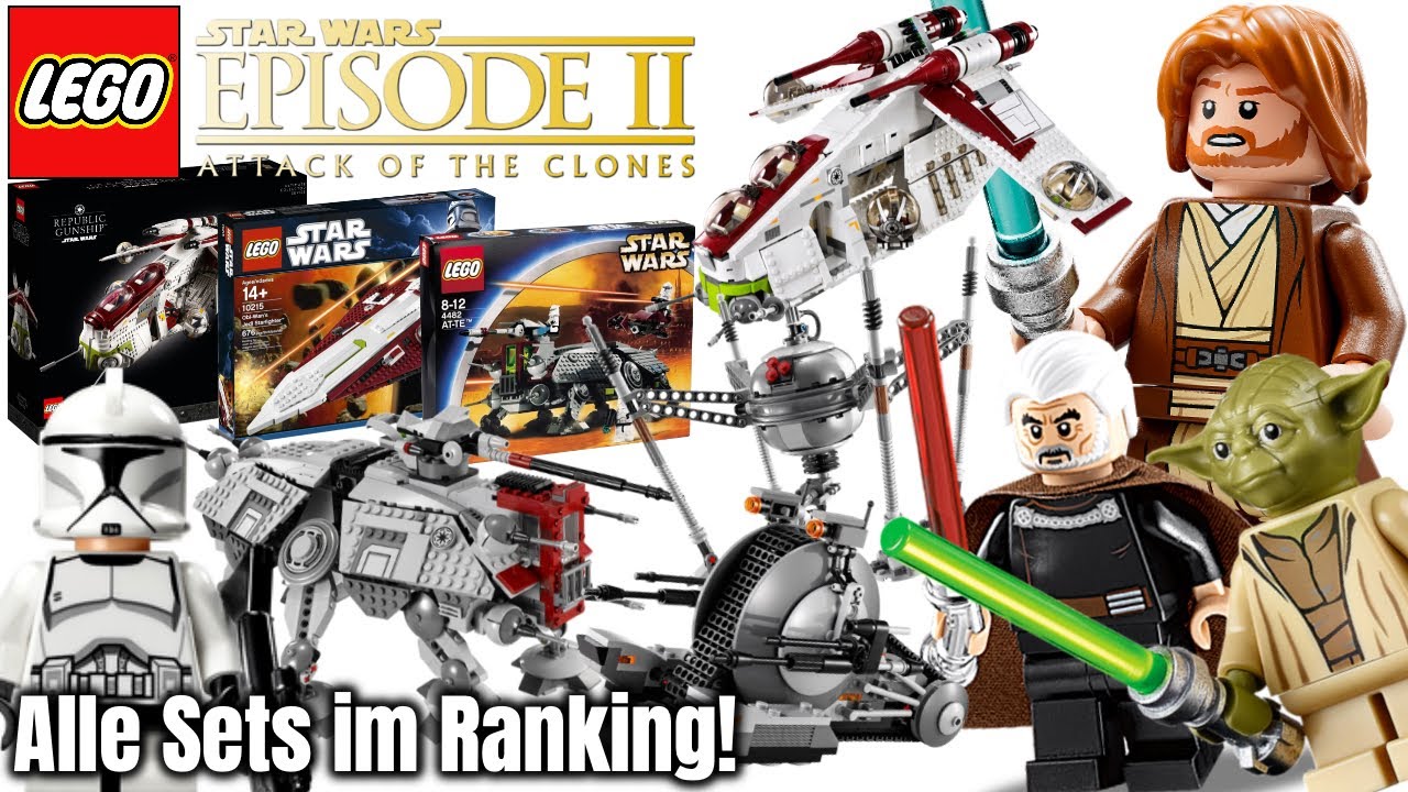 Рейтинг всех наборов LEGO Star Wars: Episode 2! | Обзор AT-TE, штурмовика и графа Дуку!