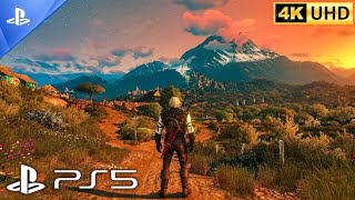 (PS5) New Open World | Realistic Ultra Graphics [4K 60FPS HDR] Gameplay | THE WITCHER 3 WILD HUNT