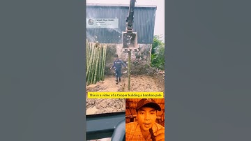 #excavator máy xúc đất đóng cọc tre cực nhanh