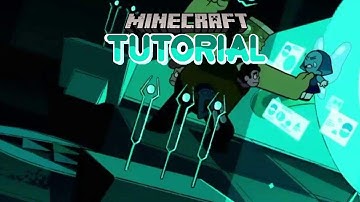 Minecraft Steven Universe Aquamarine Gem Destabilizer Building Tutorial