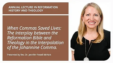 Annual Reformation Theology Lecture |  Fall 2022