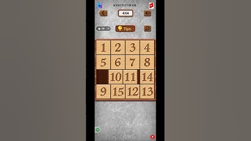 HOW TO SOLVE 4X4 SLIDING NUMBER PUZZLE| #shorts