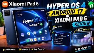HyperOS 4 + Android 17 on Xiaomi Pad 6 😱 | New Game Turbo & Glass Effects | Full Review screenshot 3