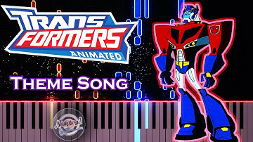 Transformers Animated Theme Song Piano Tutorial And Cover - Old Cartoon Songs Piano Tutorials