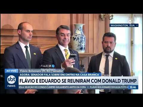 Flavio Bolsonaro's statement after meeting with Donald J. Trump.