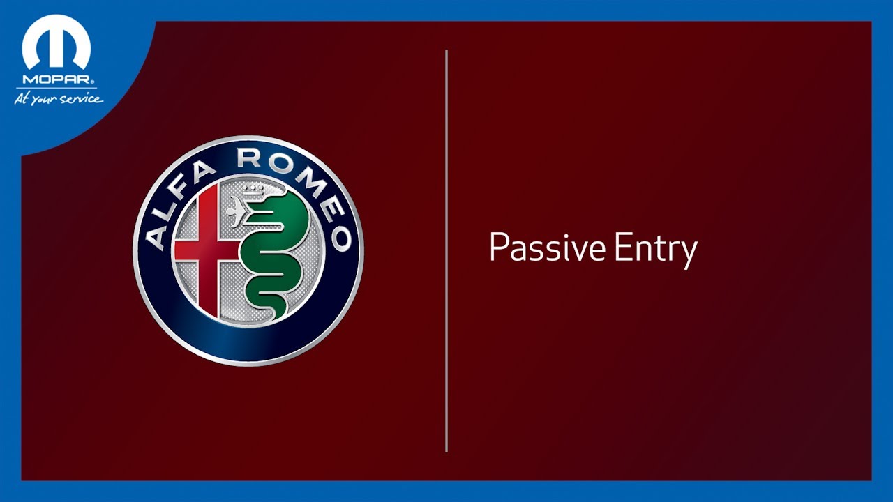 Passive Entry | How To | 2022 Alfa Romeo Giulia & Stelvio