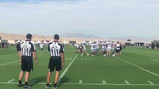 Raiders Hunter Renfrow shows off silky smooth route-running in first padded practice | #BEASTwriter