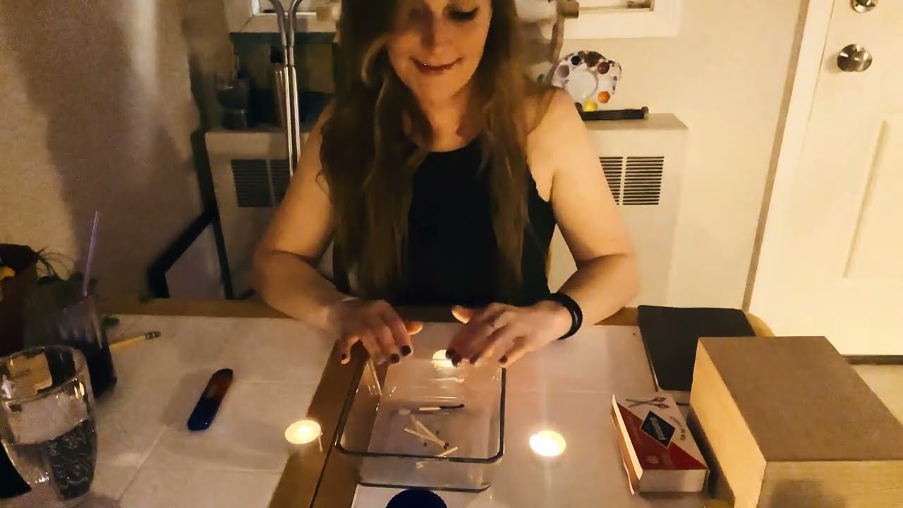 ASMR - Matches Vaping Etc (light talking)