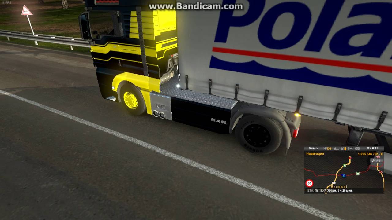 Euro Truck Simulator 2 Multiplayer Ребята из TRUST Всех веселят!