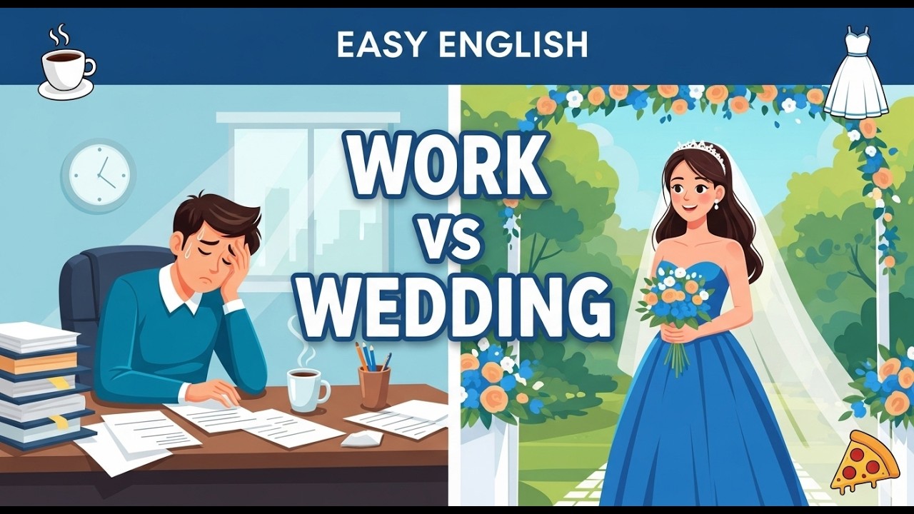 Office Drama to Wedding Magic! ☕💍 Learn English Through REAL Stories (Beginner Friendly)