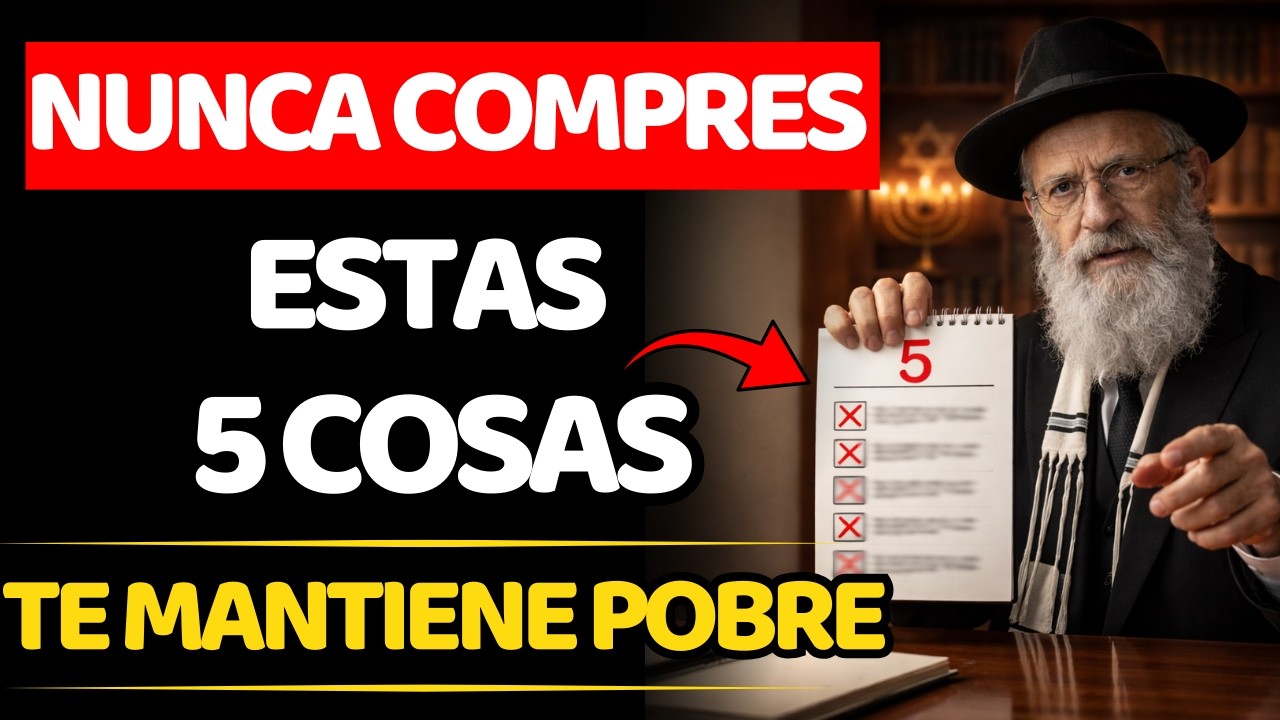 Las 5 cosas que los rabinos NUNCA compran: Revelado: por qué esto te mantiene pobre para siempre