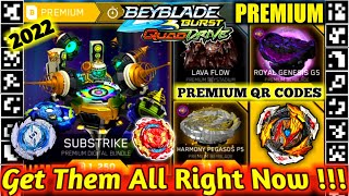 10.4 | ALL NEW PREMIUM BEYBLADE AND BEYSTADIUM | GET THEM ALL | BEYBLADE QR CODES 2022 QUAD DRIVE