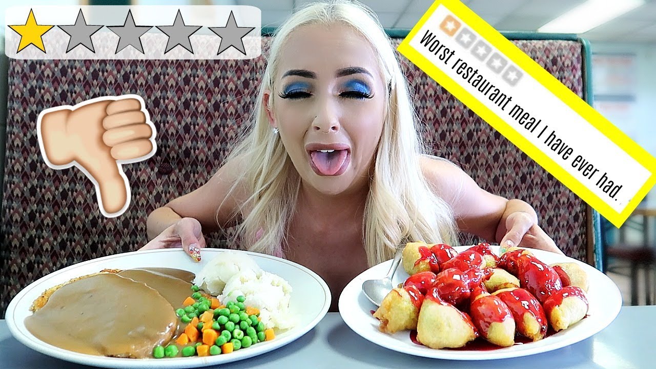 Eating at the WORST REVIEWED RESTAURANT in my City! (1 STAR) YouTube