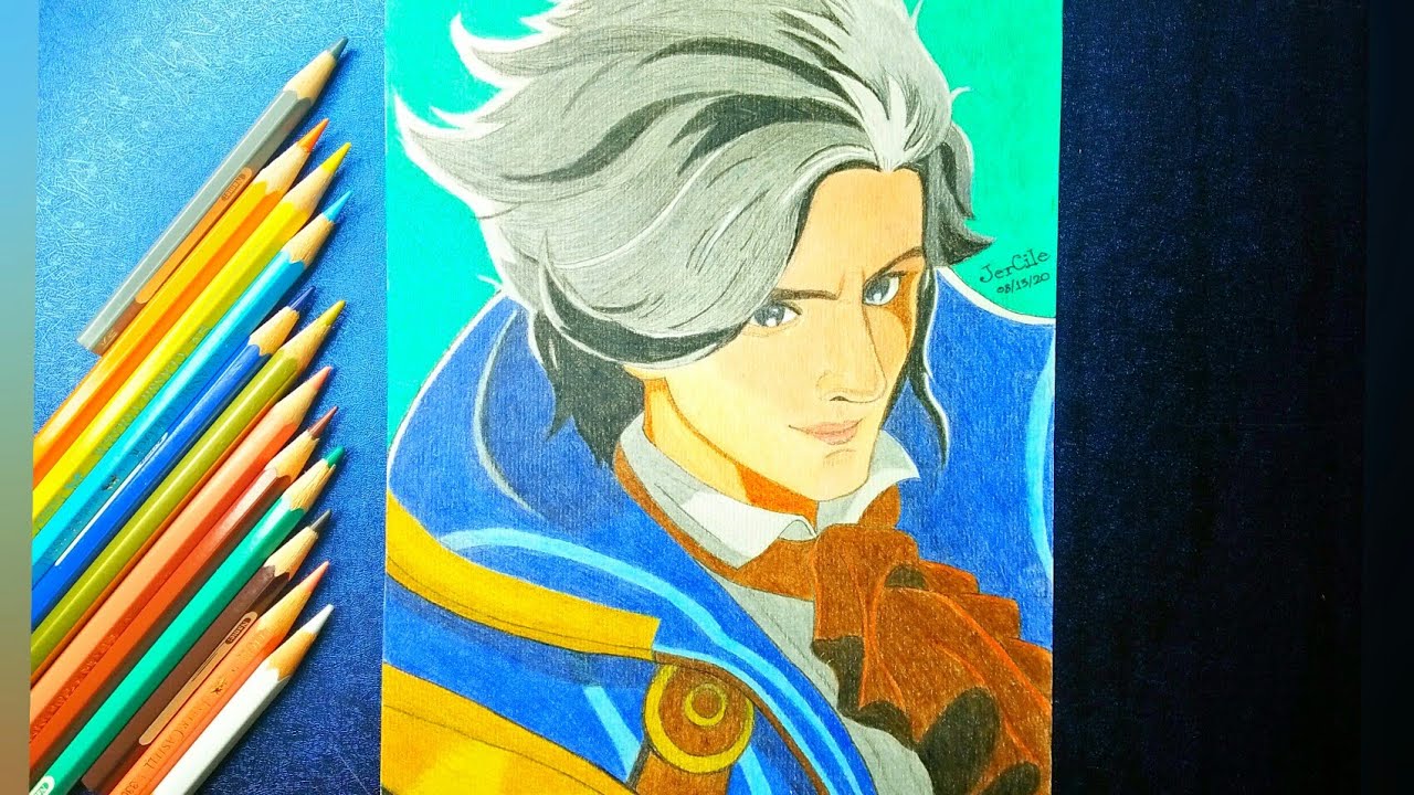 Drawing GUSION from Mobile Legends shorts YouTube