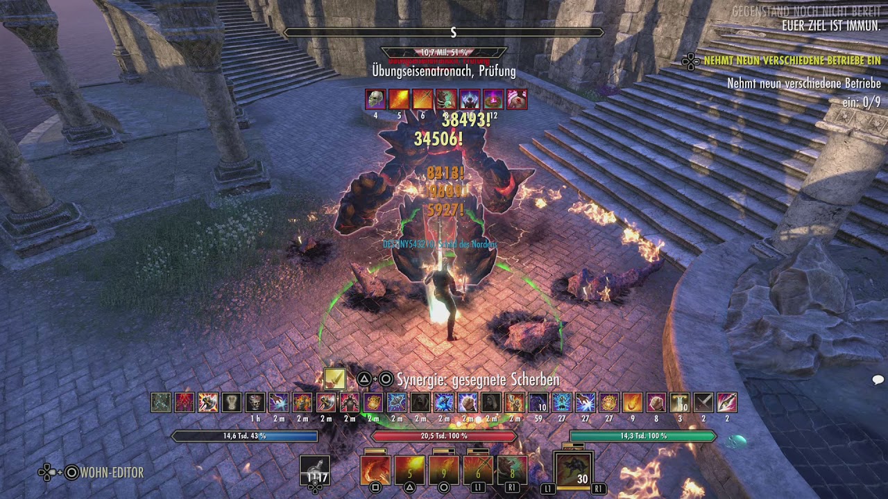 Eso - Magicka Dragonknight pve dps 110k Deadlands