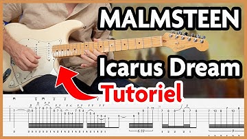 MALMSTEEN - ICARUS DREAM SUITE Opus 4  / Adagio - Albinoni  - Tutoriel & Tabs