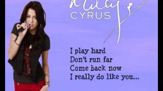 Miley Cyrus- Kicking and Screaming (Lyrics)