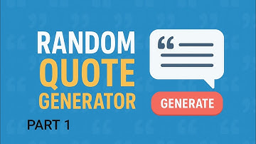 Random Quote Generator HTML #html #webdevelopment #codingforbeginners