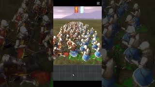 Medieval II: Total War 1vs1: Dismounted Noble Knights vs Dismounted English Knights