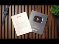 Dreams Do Come True - Unboxing My First Silver Play Button Creator Award from YouTube