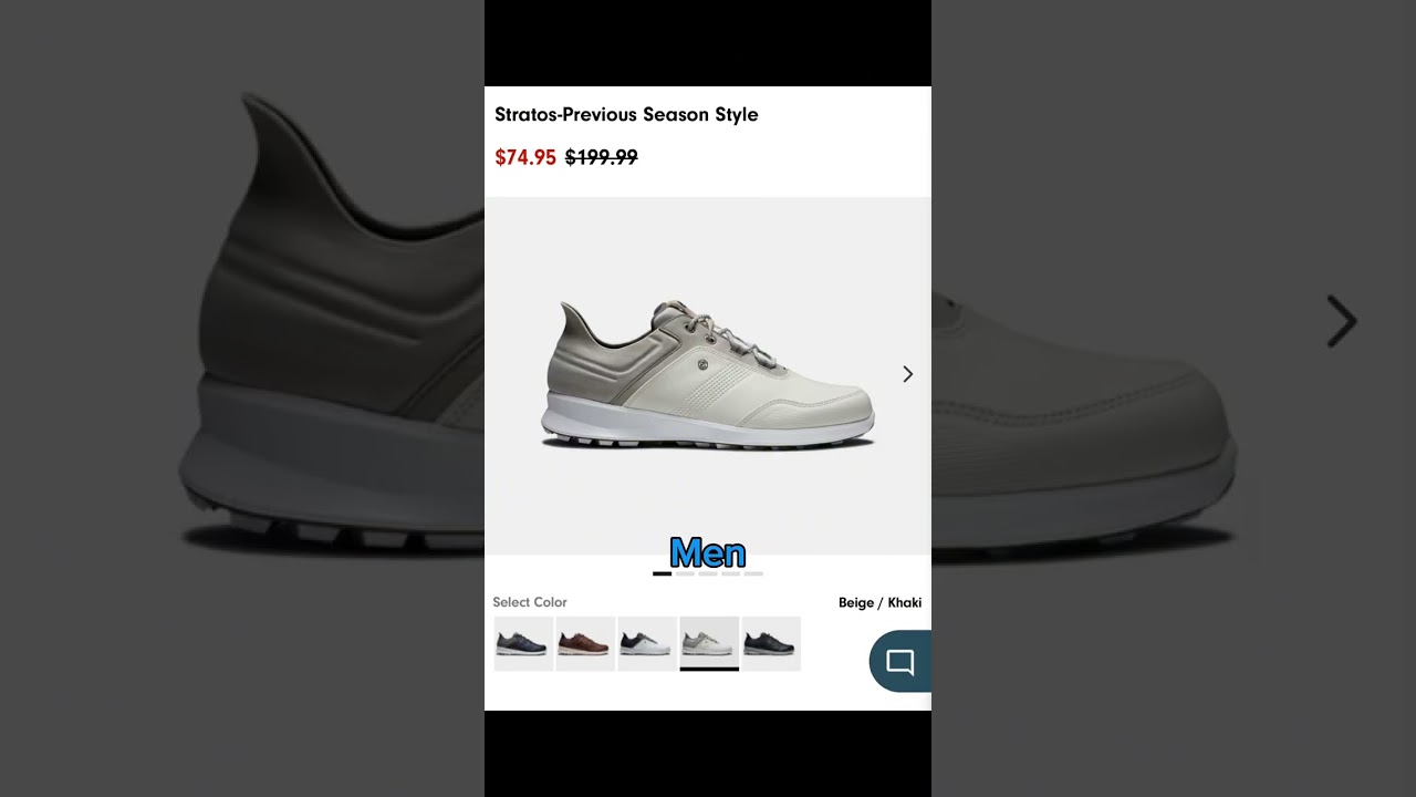 75% OFF FootJoy Stratos Golf Shoes