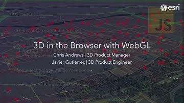 3D with WebGL in ArcGIS