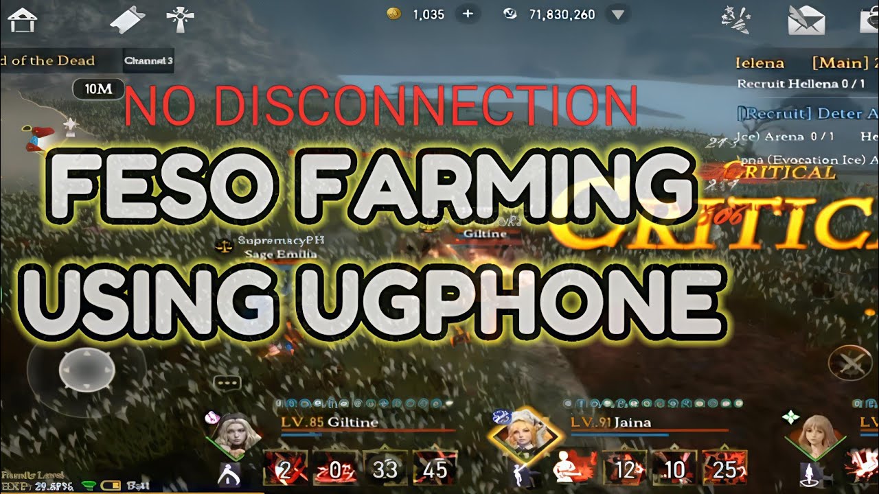 GRANADO ESPADA M 💥 ULTIMATE GUIDE 24/7 FARMING USING UGPHONE