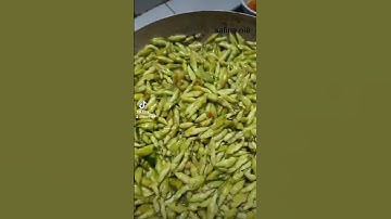 sâu muồng  xào  thơm ngon  béo ngậy