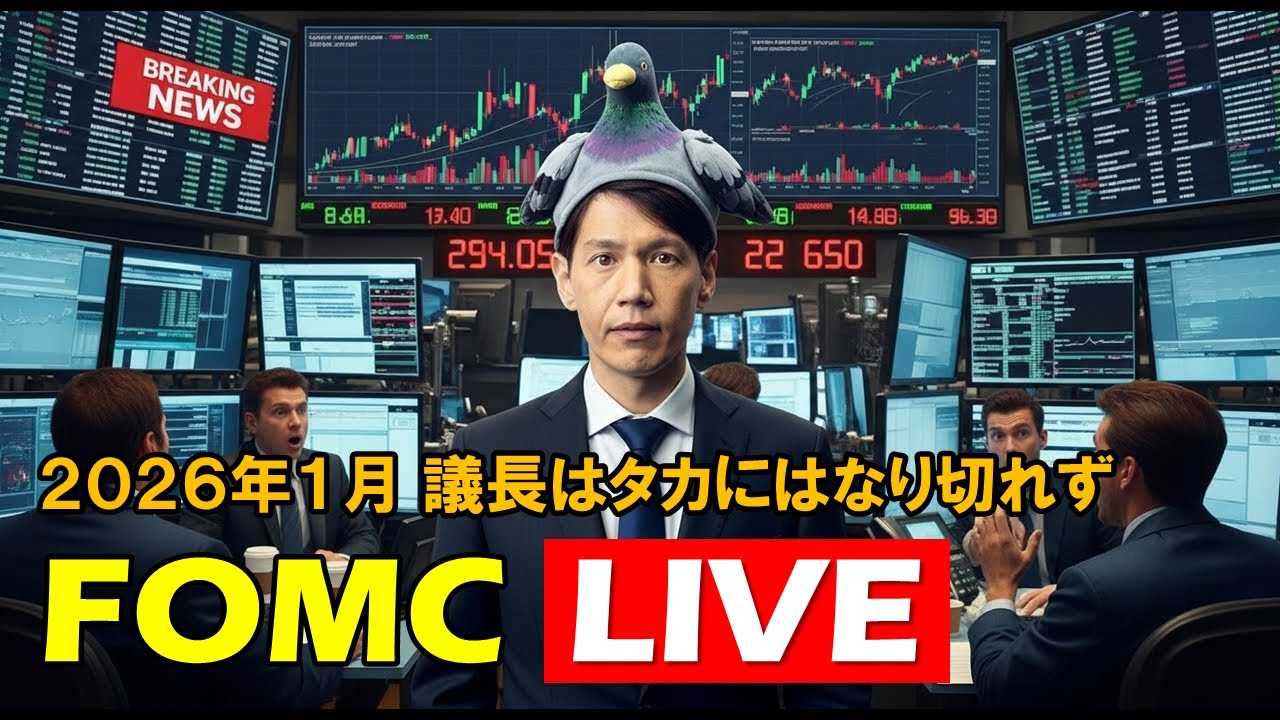 FX実践解説、26年1月FOMC「議長はタカになり切れず、ドル円下落」（2026年1月29日) - 外為どっとコム マネ育チャンネル