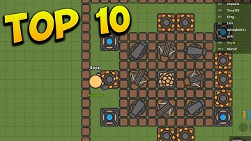 TOP 10 - WAVE 20 - ZOMBS.IO Gameplay #2