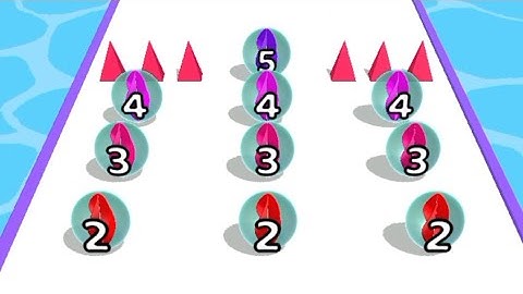 Marble Run 3D Color Ball Race Gameplay Level 1