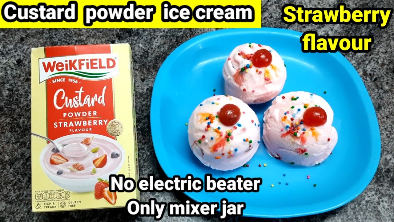 custard powder ice creamweikfield custard powdercustard icecream