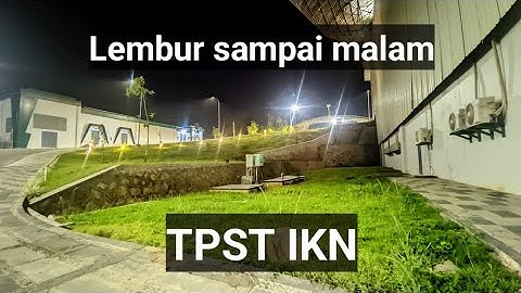 Finishing di tempat pengolahan sampah terpadu IKN