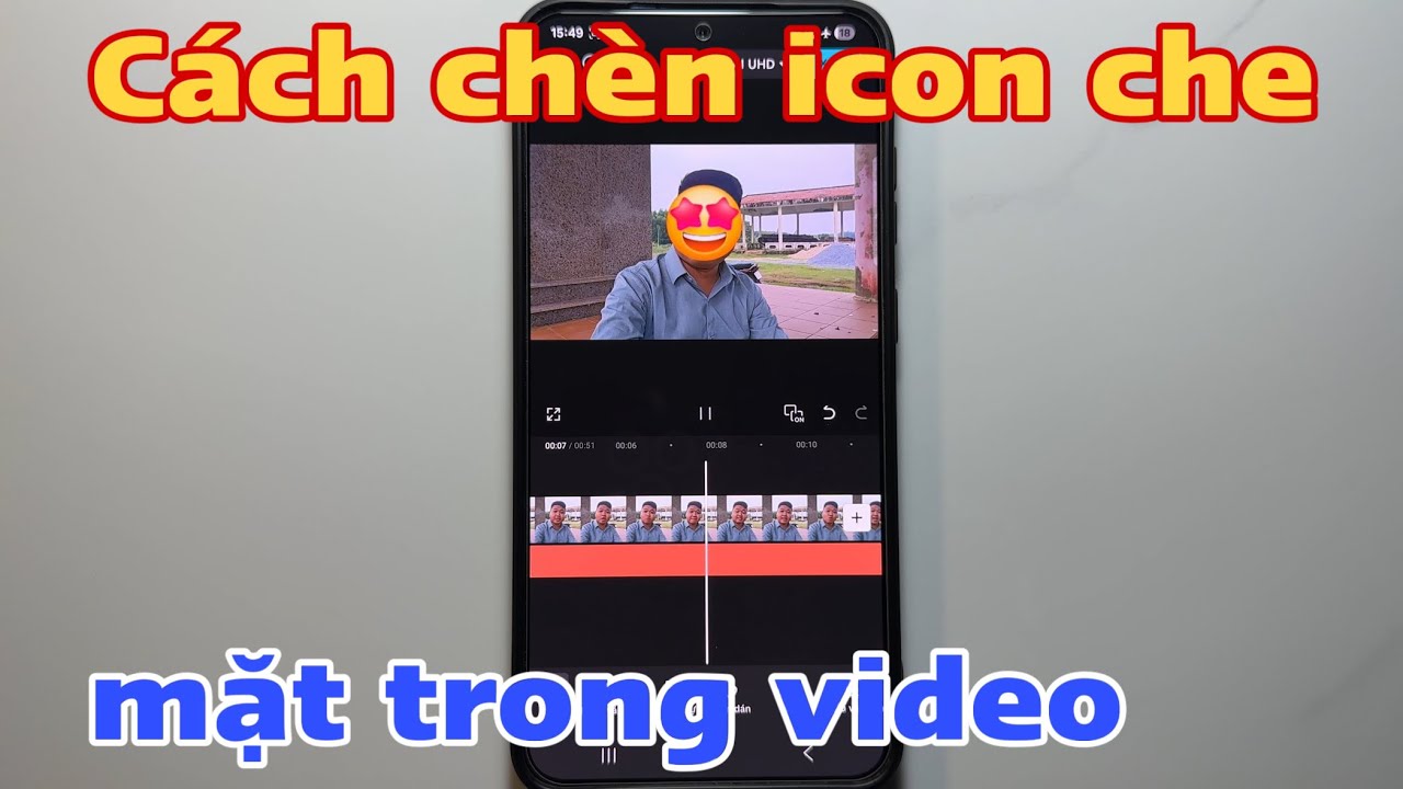 Cách chèn icon che mặt trong video - YouTube