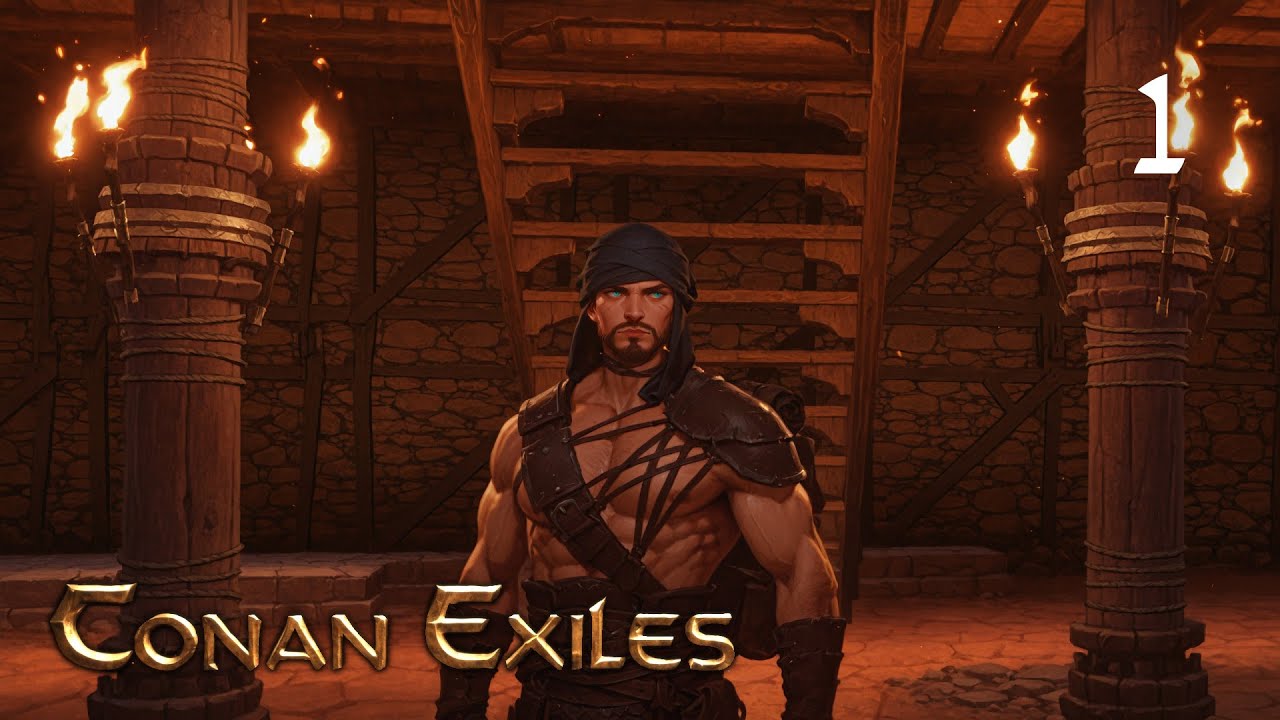 Conan Exiles Прохождение в соло #01 Квесты и база