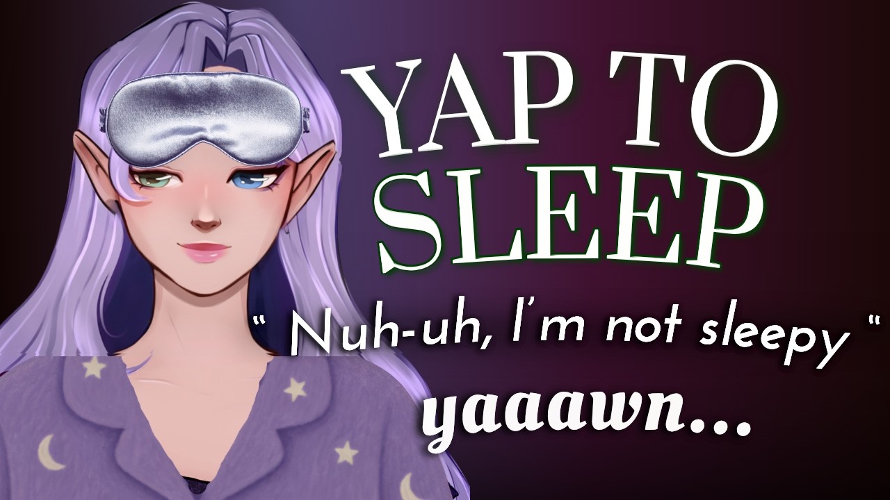 [F4M] Can't Sleep? Your GF Wants Pillow Talk [Giggles][Black Screen][Rambling][Breathing][ASMR]
