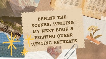 Writing My Next Book & Hosting Queer Writing Retreats Cozy Creative Vlog  #authortube #Vlog #travel