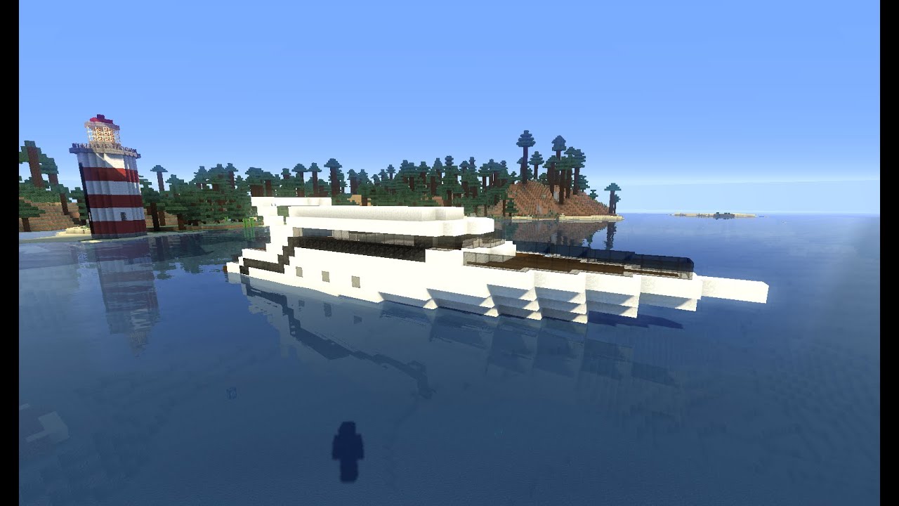 yacht de luxe minecraft