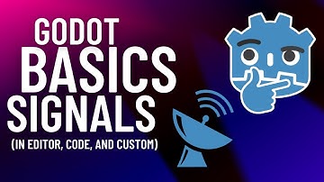 Godot 4 Basics - Signals (In-Editor, In-Code, and Custom Signals)