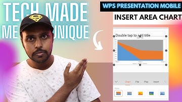 How to insert area chart in wps presentation mobile | insert area chart in wps presentation mobile