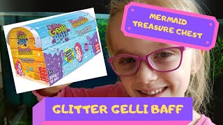 Glitter Gelli Baff Mermaid Treasure Chest Slime Bath Toy Vlog
