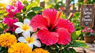Beautiful Flower Cinematic Video 🌸 | Cinematic Garden | 4K Nature screenshot 3