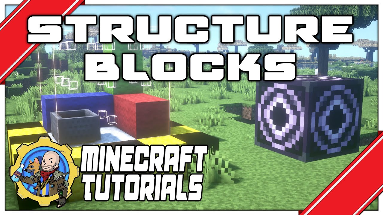 How To Use Structure Blocks Basics Minecraft Tutorials Java Edition 1 16 Youtube