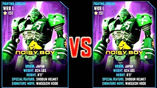 Real Steel WRB Noisy Boy VS Noisy Boy NEW Robot updating (Живая Сталь)