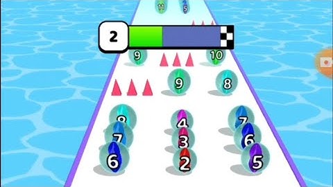 Marble Run 3D : Color Ball Race Game Level 6-10 | #marblerun #marblerun3d #gameplay