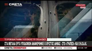 Στα μεγάλα έργα υποδομών αναφέρθηκε ο Χρίστος Δήμας - Στο "τραπέζι" και ο Ν.Ο.Α.Κ.