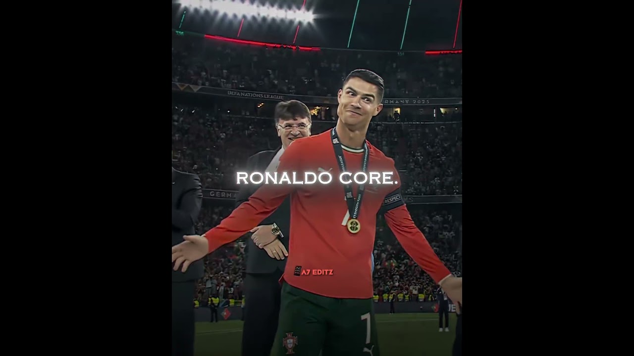 Ronaldo core at Nations League 😂