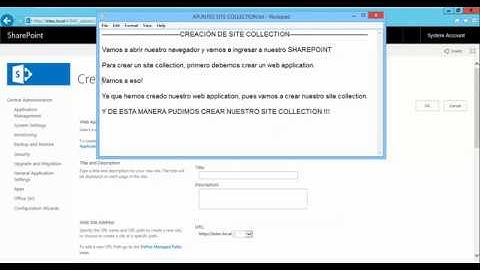 How to create a Web Application and a Site Collection in SharePoint 2016