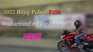 Bajaj Pulsar F250 | Night Ride and Walkaround Review | 2022 Model | EI Vlogs |